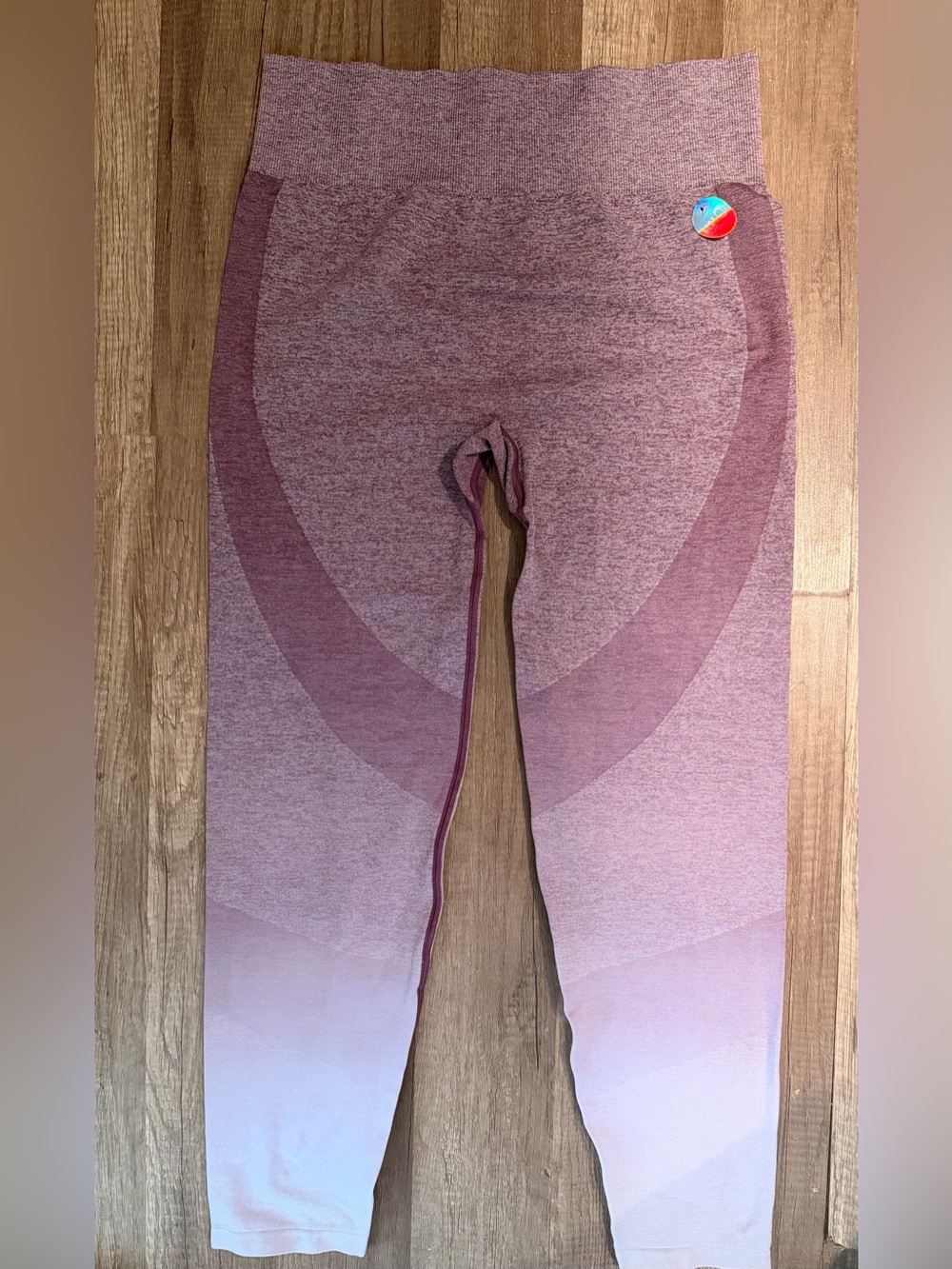Victoria's Secret  Ombre Leggings - Mauve to Light Pink